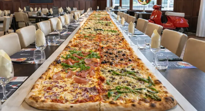Pizza mètre Haut-Rhin au restaurant Da Giu' à Uffholtz